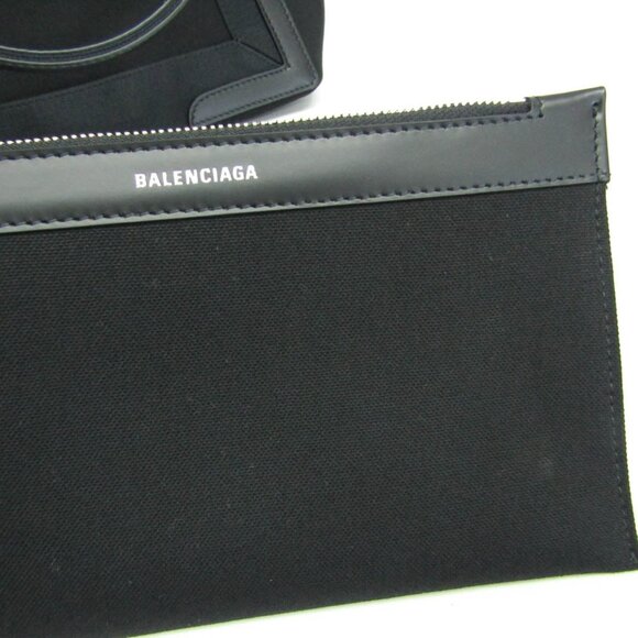 BALENCIAGA Black Leather Tote Bag - Picture 9 of 12